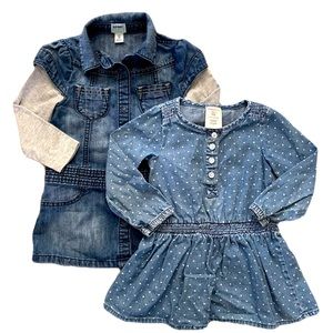 Denim Jean Girl 2T Dresses